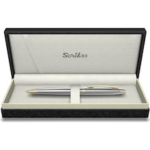 Scrikss 35 Tükenmez Kalem Gold Krom