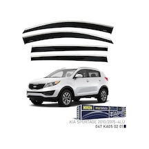 Niken Kia Sportage 2010-2015 Kromlu Cam Rüzgarlığı 4'lü - Ekolmaks