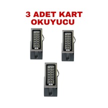 Sr-200 Em-w Ip68 Su Geçirmez Kartlı Ve Şifreli Geçiş Sistemi Rfıd Proximity Kart Okuyucu 125 Khz 3 Adet