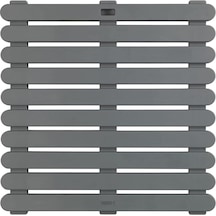 Gri, Kaymaz Duş Ve Banyo Paspası 55x55 Cm Sauna Ve Havuz Kullanımına Uygun