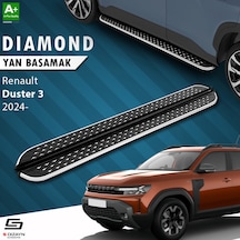 S-dizayn Renault Duster 3 Diamond Krom Yan Basamak 183 Cm 2024 Üzeri A+ Kalite