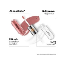 Ruj - Unlimited Double Touch - 120 Rosy Mauve Çok Renkli