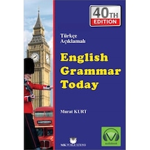 Mk Publications English Grammar Today Türkçe Açıklamalı Murat Kurt