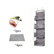 Hightower Gri 4 Bölmeli Asılı Çok Katmanlı Oyuncak Ve Organizatör Çantası Diğer