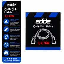 Edde Araba Araç Oto Çelik Çeki Halatı 3,5 Ton Araç Çekme Halatı