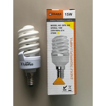 3 Adet Osaka 15w 75w 825 Lümen E 14 Tasarrulu Lamba 2700k Sarı