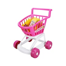 Market Arabası Dolu Pembe