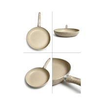 26 Cm Granit Tava - Yapışmaz Yüzeyli, Ergonomik Saplı Tava Çok Renkli