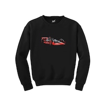 F1 Audi Car Siyah Sweatshirt