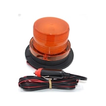 Ahmet Otomotiv 12v/110v Sarı Ledli Çakmak Fişli Mıknatıslı Tepe Lambası