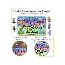 Meslekler Ve Hareketli Araçlar , Trafik Ahşap Koordinasyon Oyunu
