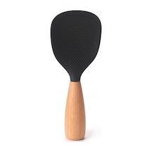 Hombey Ev Ve Ticari Kullanıma Uygun, Yemek Dereceli Silikon, Pirinç Yapışmaması, Temizliği Kolay, Elektrikli Pirinç Kazanı Özel Siyah Pirinç Kaşığı