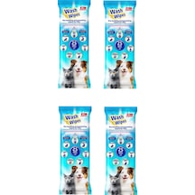 Bio Pet Active Wash Wipes Kuru Yıkama Ve Bakım Havlusu 4 x 25'li
