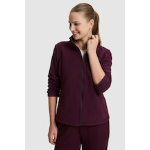 U.S. Polo Assn. Kadın Bordo Örme Hırka 50329022-vr180 Dark Plum