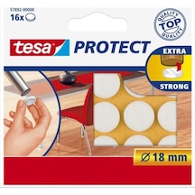 Tesa Zemin Koruyucu Daire Keçe Beyaz 16X18 Mm X