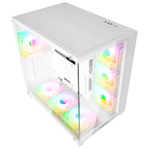 Rampage Arcturus 750w 80+ Beyaz 7 12cm Rgb Fan Oyuncu Bilgisayar Kasası