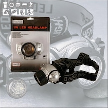 Kafa Feneri 1 Watt  Fr-5027D Siyah