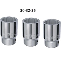 Ht- Rico 3/4 30-32-36mm 12 Köşe Kısa Yıldız Lokma