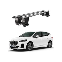 Royal Bmw 2 Serisi Active Tourer 2021 Ve Sonrası Uyumlu Gri Oluksuz Ara Atkı Port Bagaj Tavan Barı