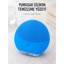 Silikon Yüz Temizleme Fırçası Ayarlanabilir Titreşimli Mi Cilt Bakım Cihazı