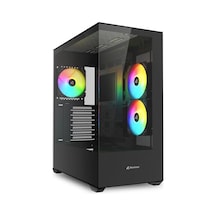 Sharkoon Kasa Mıd Tower Psusuz 3xfan Sk6 Argb Black