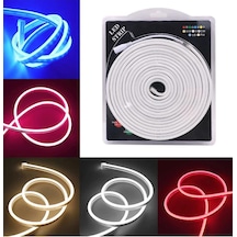 Hazar Led 12 Volt 6x12mm Limon Sarısı Esnek Neon Led (5 Metre)