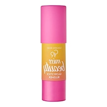 Şeftali Tonlu Stik Allık, Miss Beauty Glow Stick Blusher No: 01 00