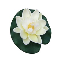 Vkemall Gerçekçi Yüzen Lotus Çiçeği - 10cm Çapında Eva Malzemeden Yapılmış Balık Tankı Ve Havuz Dekorasyonu