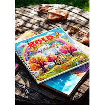 Spring İlkbahar Bold And Easy 20 X 20 Cm Büyük Boyama Kitabı
