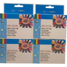 BROTHER LC3717 Uyumlu  Mürekkep kartuşJ2330/ J2730/ J3530/ J3930  Dört Renk Kartuş Seti