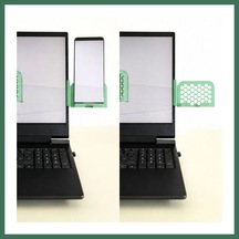 En-cag 3d Baskı Monitor Telefon Tutucu - Petek Desenli Laptop Kenar Telefon Tutucu-mint Bss Standart