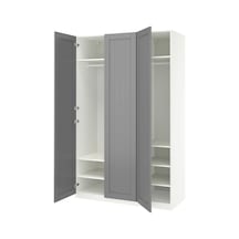 Ikea Beyaz Şık Kapaklı Gardırop 150x60x236 Cm