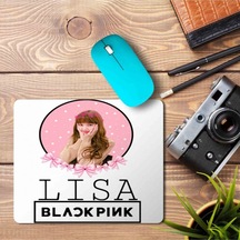 Black Pink Lisa Mouse Pad Mousepad