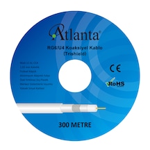 Atlanta Rg6/U4 96 Tel Cca Anten Kablosu 300 Metre