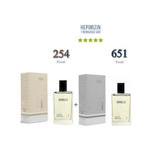254 + 651 Kadın/erkek Parfüm Edp 50 Ml Floral/fresh - Mnms254651 Baharat