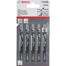 Bosch T 119 B Basic For Wood 5'LiDekupaj Testere Bıçağı - 2608630037