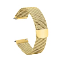 Forzacase Huawei Watch 4 / 4 Pro İçin Metal Mıknatıslı Kordon Kayış - Fc096 Gold
