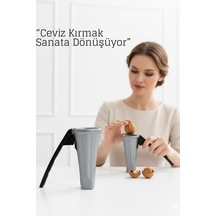 Metal Konik Fındık Ve Ceviz Kırıcı - Döküm Ceviz Fındık Kıracağı 722353 Döküm Gri