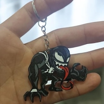 Venom Sevimli Figür Karakter Anahtarlık Çok Renkli
