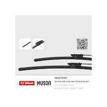 Silbak Sb2617dw1 Citroen C4 Cactus Silecek Süpürge Takımı Ön Muz Tip