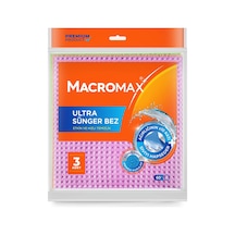 Macromax Ultra Sünger Temizlik Bezi 3'lü - 4 Adet Tarı Diğer