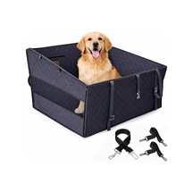 Büyük Ve Orta Köpekler İçin Araba Köpek Hamağı, Evcil Hayvan Araç Koltuğu, Köpek Taşıma Çantası, Su Geçirmez Kumaş, Katlanabilir Evcil Hayvan Koltuğu - Siyah