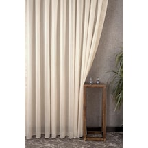 Etamin Tül Bej 1-3 Sık Pile 150 X 260 Bej Rengi Çok Renkli
