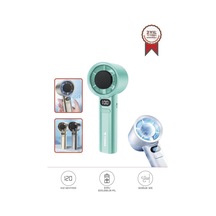 Torima F-21 Yeşil Dijital Ekranlı 120 Hız Ayarlı Taşınabilir Mini Fan