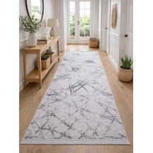 Merinos Vista 76590-095 Özel Kesme Halı Gri Çok Renkli