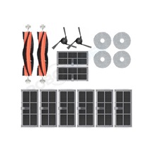Dreame X40 Ultra Uyumlu Fırça Hepa Filtre Mop Seti-16 Parça