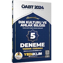 Yediiklim 2024 Öabt Din Kültürü Ve Ahlak Bilgisi İmam Hatip Lisesi Meslek Dersleri Tamamı Çözümlü 5 Deneme