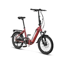 Mosso Kronos Elektrikli Katlanır Bisiklet 390h Hyd 20 Jant 7 Vites Bordo Çok Renkli