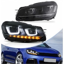 Volksvagen Golf 6 2010.2011.2012 Mk6 Çift U Ön Far