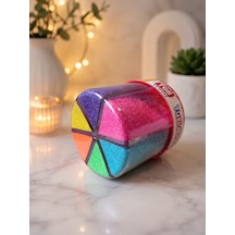 Tgb Tuzluklu Karışık Neon Renkli Toz Sim - 6 Bölmeli & 6 Cm